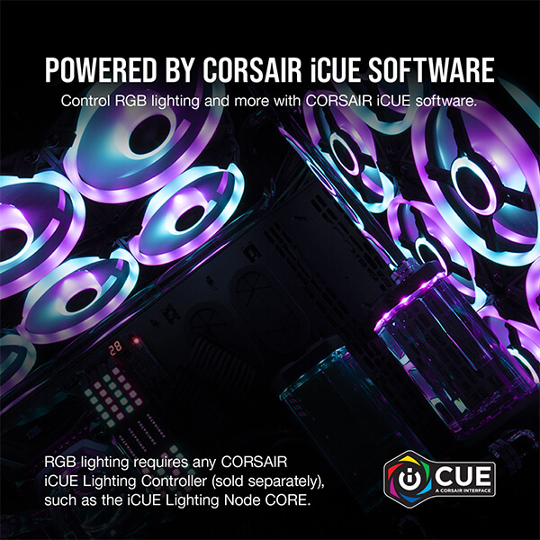 Corsair ICUE QL140 RGB White Cabinet Fan (Single Pack)